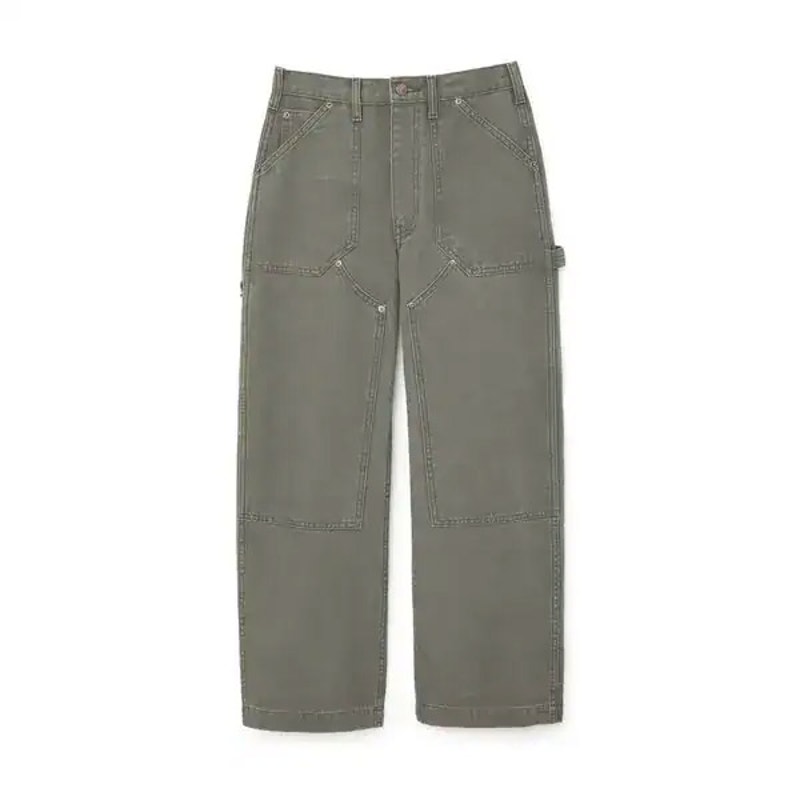 Goop G. Label Jp Workwear Jeans Army Green Size 26 Carpenter Cropped